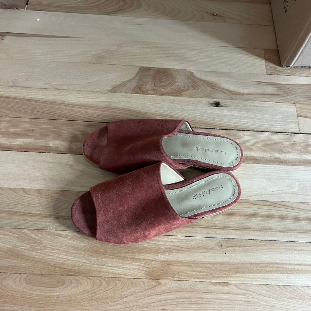Women's Genuine Suede Slide Sandals